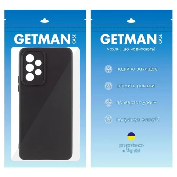 Чехол TPU GETMAN Liquid Silk Full Camera для Samsung Galaxy A13 4G — Черный — фото 5 Чехол TPU GETMAN Liquid Silk Full Camera для Samsung Galaxy A13 4G — Черный — фото 5