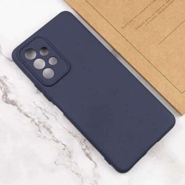 Чехол TPU GETMAN Liquid Silk Full Camera для Samsung Galaxy A13 4G — Синий — фото 3 Чехол TPU GETMAN Liquid Silk Full Camera для Samsung Galaxy A13 4G — Синий — фото 3