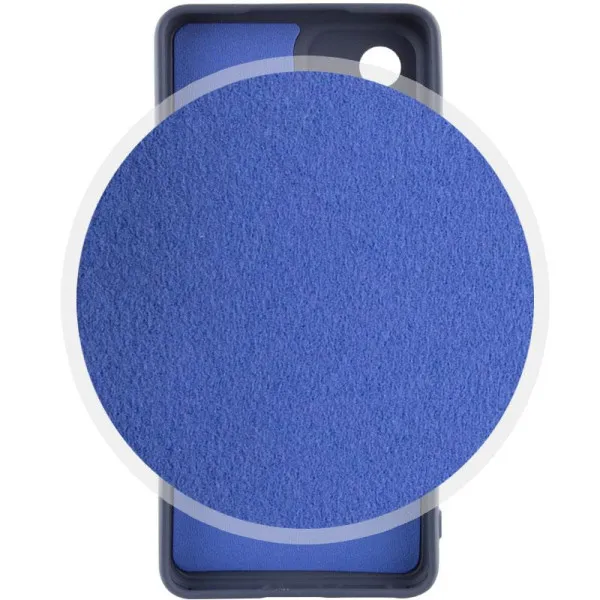 Чехол TPU GETMAN Liquid Silk Full Camera для Samsung Galaxy A13 4G — Синий — фото 4 Чехол TPU GETMAN Liquid Silk Full Camera для Samsung Galaxy A13 4G — Синий — фото 4
