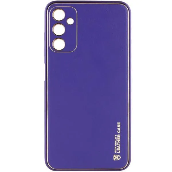 Кожаный чехол Xshield для Samsung Galaxy A14 4G/5G — Фиолетовый — фото 1 Кожаный чехол Xshield для Samsung Galaxy A14 4G/5G — Фиолетовый — фото 1