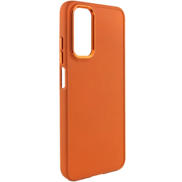 TPU чехол Bonbon Metal Style для Samsung Galaxy A14 4G/5G — Оранжевый — фото 1
