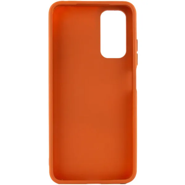 TPU чехол Bonbon Metal Style для Samsung Galaxy A14 4G/5G — Оранжевый — фото 3
