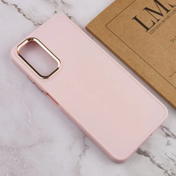 TPU чехол Bonbon Metal Style для Samsung Galaxy A14 4G/5G — Розовый — фото 4