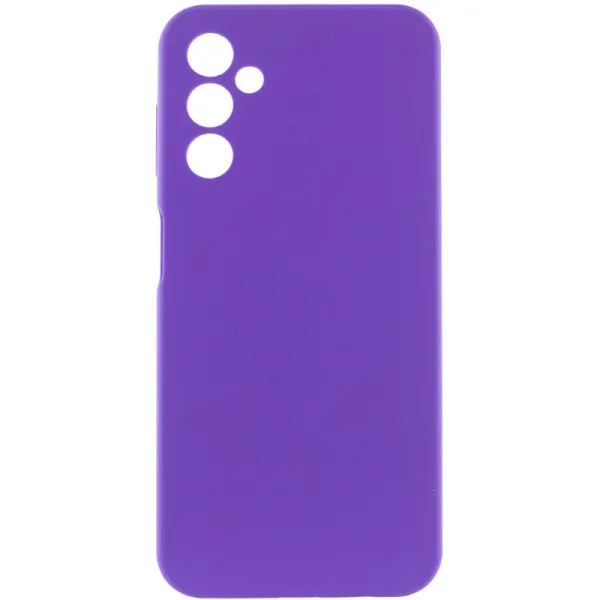 Чехол Silicone Cover Lakshmi Full Camera (AAA) для Samsung Galaxy A14 4G/5G — Фиолетовый — фото 1