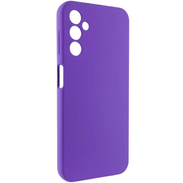 Чехол Silicone Cover Lakshmi Full Camera (AAA) для Samsung Galaxy A14 4G/5G — Фиолетовый — фото 2