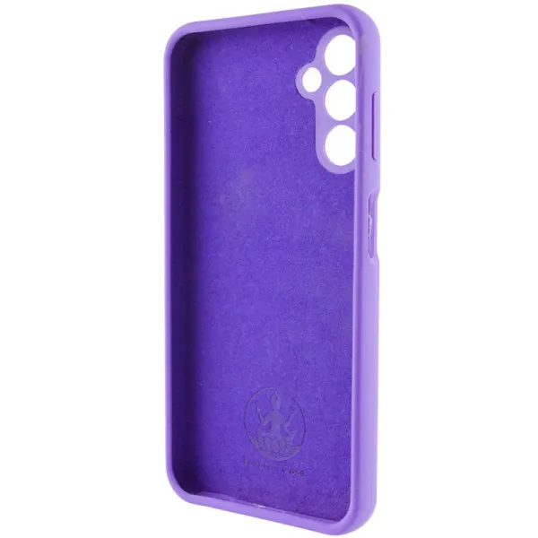 Чехол Silicone Cover Lakshmi Full Camera (AAA) для Samsung Galaxy A14 4G/5G — Фиолетовый — фото 4
