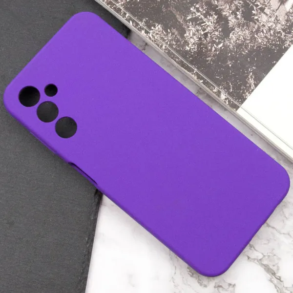 Чехол Silicone Cover Lakshmi Full Camera (AAA) для Samsung Galaxy A14 4G/5G — Фиолетовый — фото 5