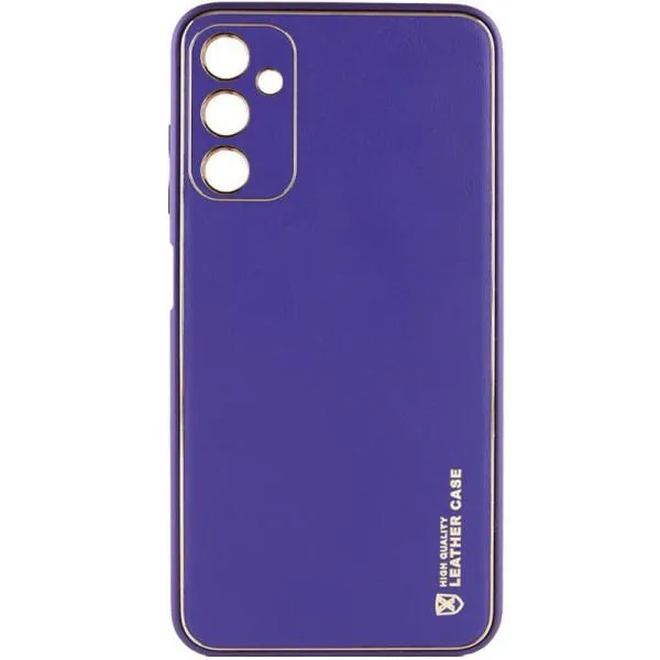 Шкіряний чохол Xshield для Samsung Galaxy A15 4G/5G / M15 5G — Фіолетовий — фото 1 Шкіряний чохол Xshield для Samsung Galaxy A15 4G/5G / M15 5G — Фіолетовий — фото 1