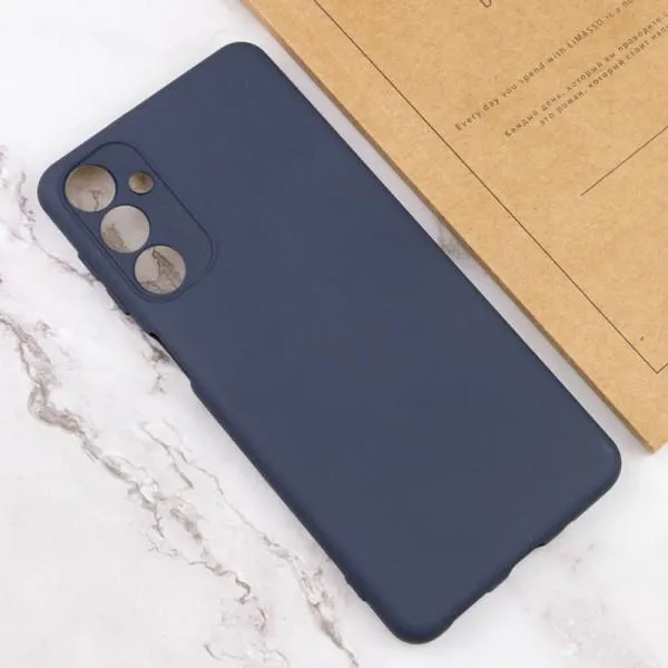 Чехол TPU GETMAN Liquid Silk Full Camera для Samsung Galaxy A15 4G/5G / M15 5G — Синий — фото 5 Чехол TPU GETMAN Liquid Silk Full Camera для Samsung Galaxy A15 4G/5G / M15 5G — Синий — фото 5