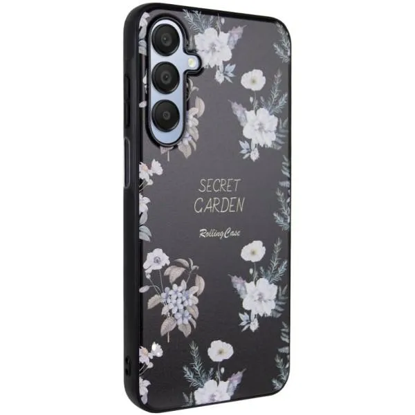 TPU+PC чехол Secret Garden для Samsung Galaxy A15 4G/5G — Черный — фото 1 TPU+PC чехол Secret Garden для Samsung Galaxy A15 4G/5G — Черный — фото 1