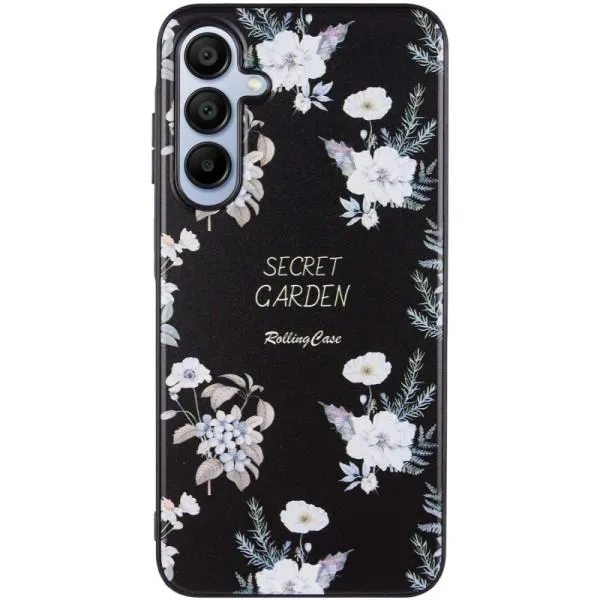 TPU+PC чехол Secret Garden для Samsung Galaxy A15 4G/5G — Черный — фото 2 TPU+PC чехол Secret Garden для Samsung Galaxy A15 4G/5G — Черный — фото 2