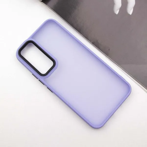 Чехол TPU+PC Lyon Frosted для Samsung Galaxy A15 4G/5G / M15 5G — Фиолетовый — фото 4 Чехол TPU+PC Lyon Frosted для Samsung Galaxy A15 4G/5G / M15 5G — Фиолетовый — фото 4