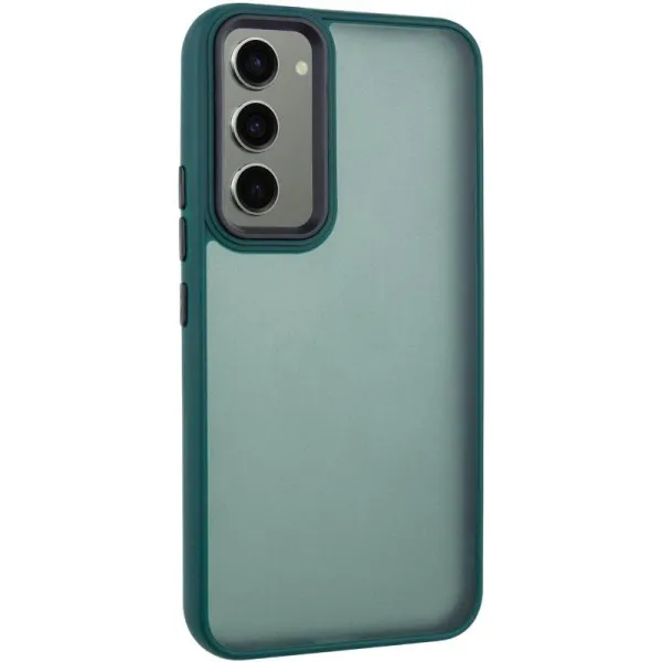 Чехол TPU+PC Lyon Frosted для Samsung Galaxy A15 4G/5G / M15 5G — Зеленый — фото 1 Чехол TPU+PC Lyon Frosted для Samsung Galaxy A15 4G/5G / M15 5G — Зеленый — фото 1