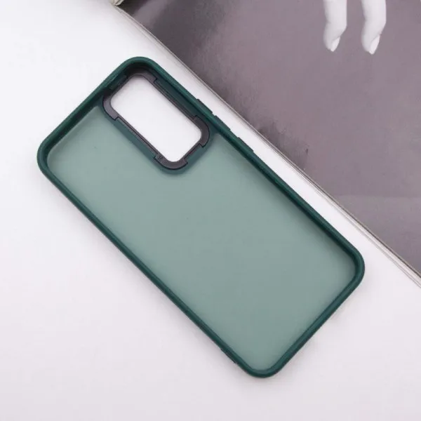 Чехол TPU+PC Lyon Frosted для Samsung Galaxy A15 4G/5G / M15 5G — Зеленый — фото 3 Чехол TPU+PC Lyon Frosted для Samsung Galaxy A15 4G/5G / M15 5G — Зеленый — фото 3