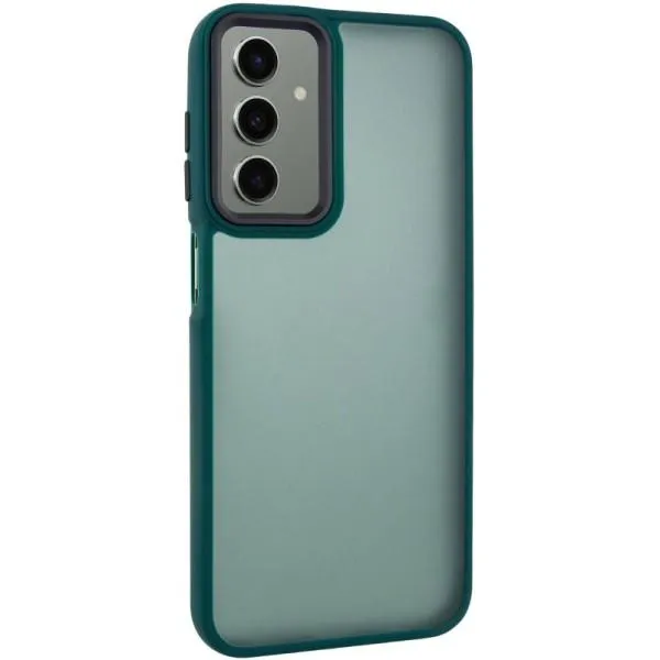 Чехол TPU+PC Lyon Frosted для Samsung Galaxy A25 5G — Зеленый — фото 4 Чехол TPU+PC Lyon Frosted для Samsung Galaxy A25 5G — Зеленый — фото 4