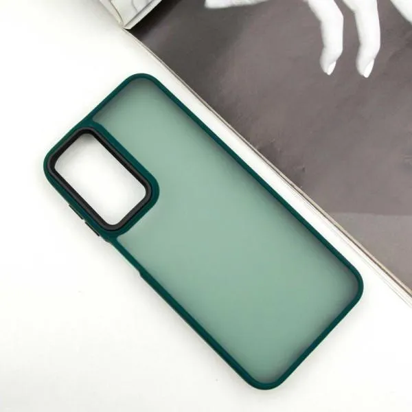 Чехол TPU+PC Lyon Frosted для Samsung Galaxy A25 5G — Зеленый — фото 5 Чехол TPU+PC Lyon Frosted для Samsung Galaxy A25 5G — Зеленый — фото 5