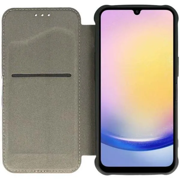 Кожаный чехол-книжка GETMAN Razor (PU) для Samsung Galaxy A25 5G — Красный — фото 3 Кожаный чехол-книжка GETMAN Razor (PU) для Samsung Galaxy A25 5G — Красный — фото 3