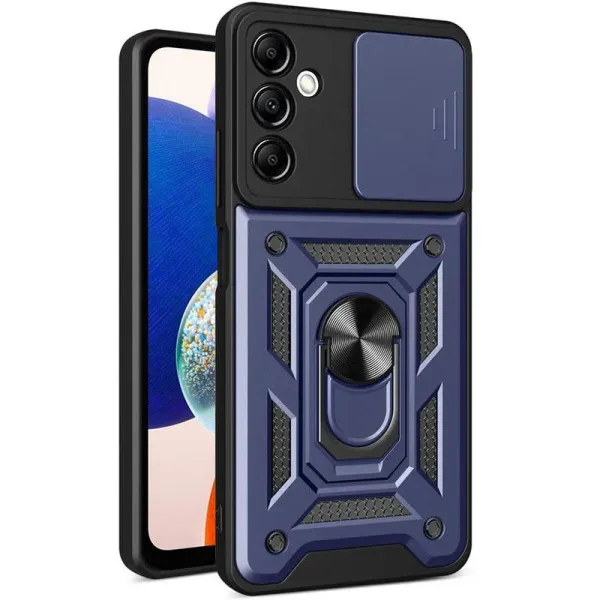 Чехол Ummi Camshield Serge Ring для Samsung Galaxy A25 5G — Синий — фото 1 Чехол Ummi Camshield Serge Ring для Samsung Galaxy A25 5G — Синий — фото 1