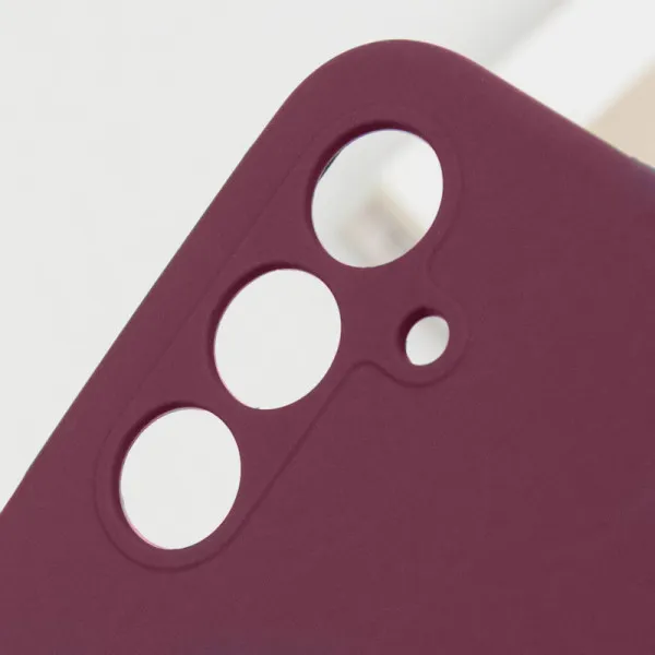 Чехол Silicone Cover Lakshmi Full Camera (AAA) для Samsung Galaxy A26 5G — Бордовый — фото 3 Чехол Silicone Cover Lakshmi Full Camera (AAA) для Samsung Galaxy A26 5G — Бордовый — фото 3