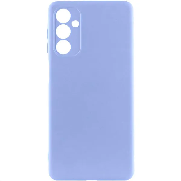 Чехол TPU GETMAN Liquid Silk Full Camera для Samsung Galaxy A26 5G — Сиреневый