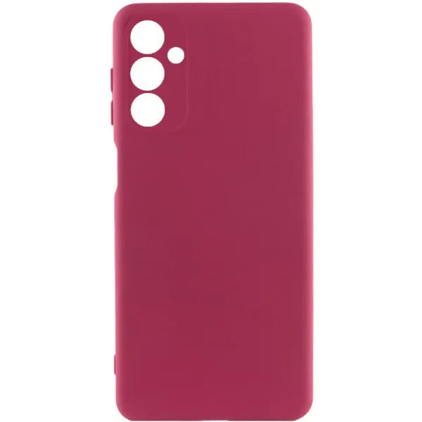 Чехол TPU GETMAN Liquid Silk Full Camera для Samsung Galaxy A27 — Бордовый Чехол TPU GETMAN Liquid Silk Full Camera для Samsung Galaxy A27 — Бордовый