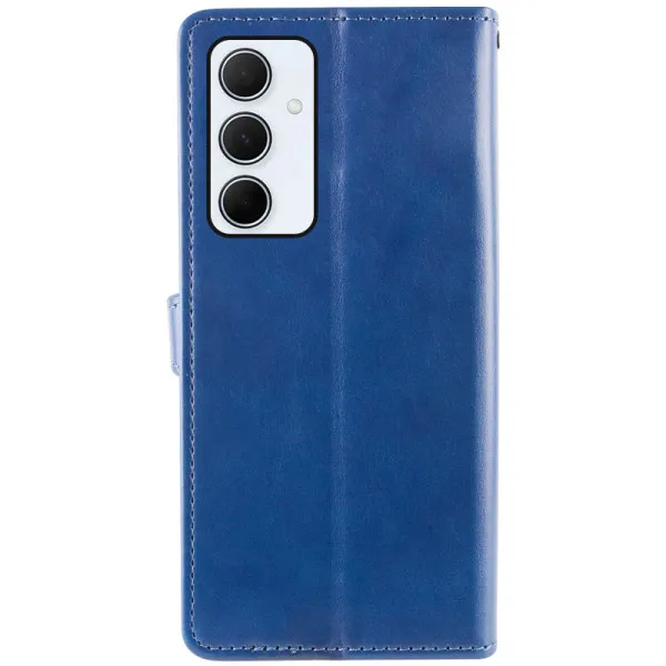 Кожаный чехол-книжка GETMAN Gallant (PU) для Samsung Galaxy A27 — Синий — фото 2 Кожаный чехол-книжка GETMAN Gallant (PU) для Samsung Galaxy A27 — Синий — фото 2
