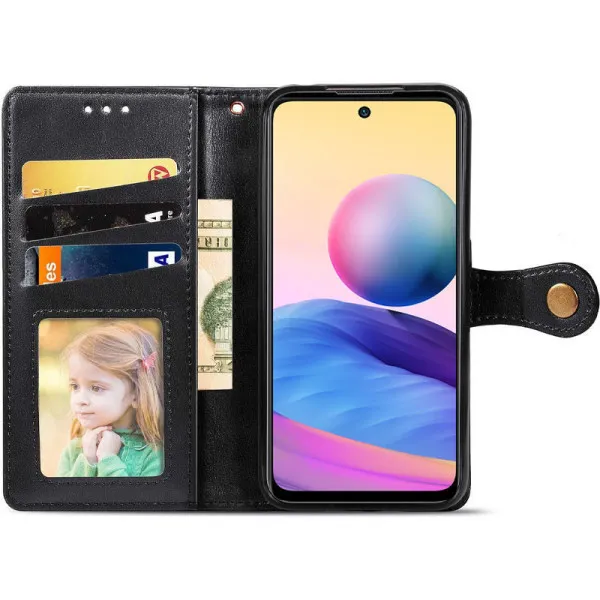 Кожаный чехол-книжка GETMAN Gallant (PU) для Samsung Galaxy A27 — Черный — фото 5 Кожаный чехол-книжка GETMAN Gallant (PU) для Samsung Galaxy A27 — Черный — фото 5