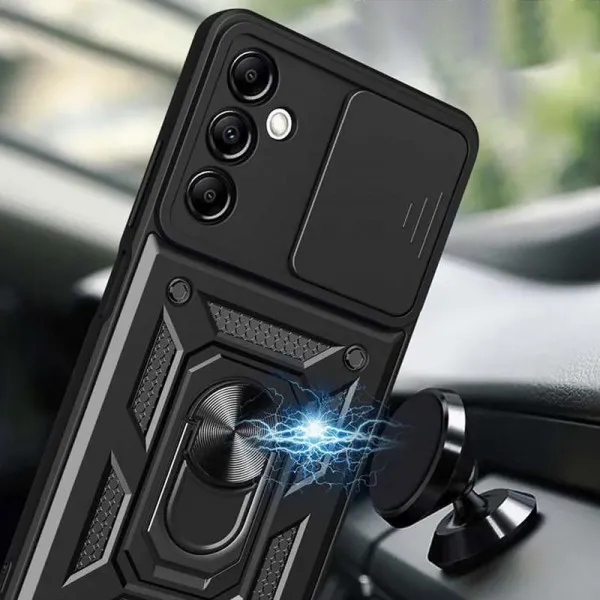 Чехол Ummi Camshield Serge Ring для Samsung Galaxy A34 5G — Черный — фото 3 Чехол Ummi Camshield Serge Ring для Samsung Galaxy A34 5G — Черный — фото 3