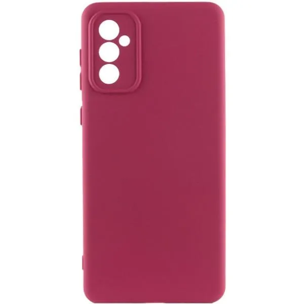 Чохол TPU GETMAN Liquid Silk Full Camera для Samsung Galaxy A36 5G — Бордовий — фото 4