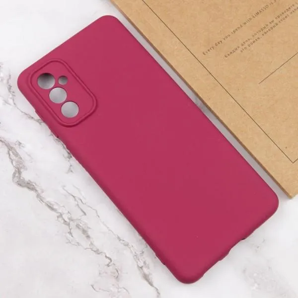 Чохол TPU GETMAN Liquid Silk Full Camera для Samsung Galaxy A36 5G — Бордовий — фото 3