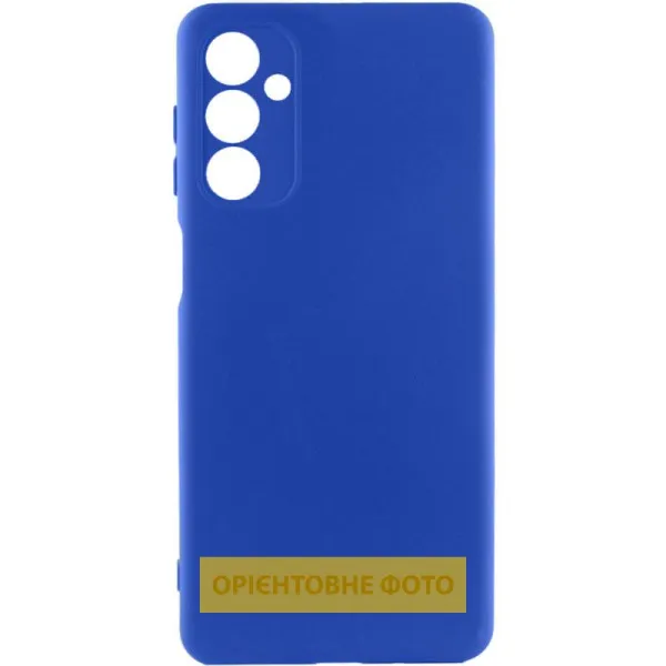 Чехол TPU GETMAN Liquid Silk Full Camera для Samsung Galaxy A36 5G — Синий — фото 1 Чехол TPU GETMAN Liquid Silk Full Camera для Samsung Galaxy A36 5G — Синий — фото 1