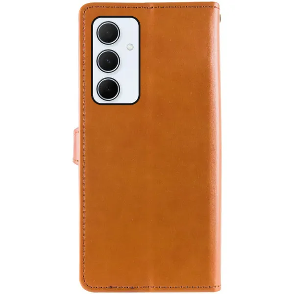 Шкіряний чохол-книжка GETMAN Gallant (PU) для Samsung Galaxy A36 5G / A56 5G — Коричневий — фото 3 Шкіряний чохол-книжка GETMAN Gallant (PU) для Samsung Galaxy A36 5G / A56 5G — Коричневий — фото 3