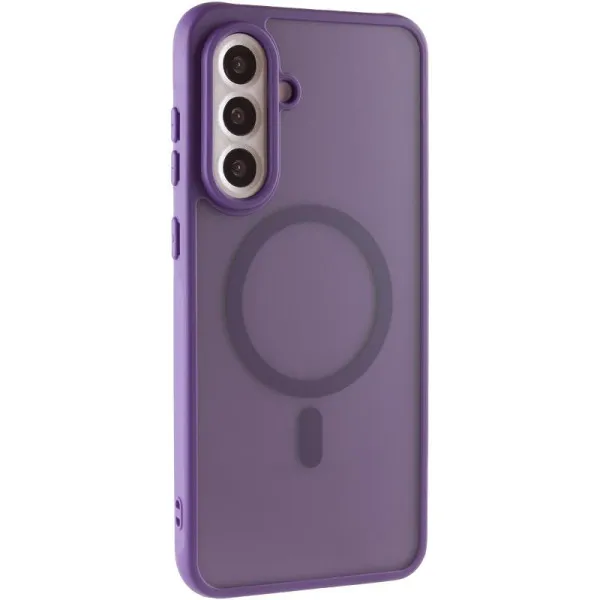 Чехол TPU Bloom with Magnetic Fit для Samsung Galaxy A36 5G / A56 5G — Фиолетовый — фото 1 Чехол TPU Bloom with Magnetic Fit для Samsung Galaxy A36 5G / A56 5G — Фиолетовый — фото 1