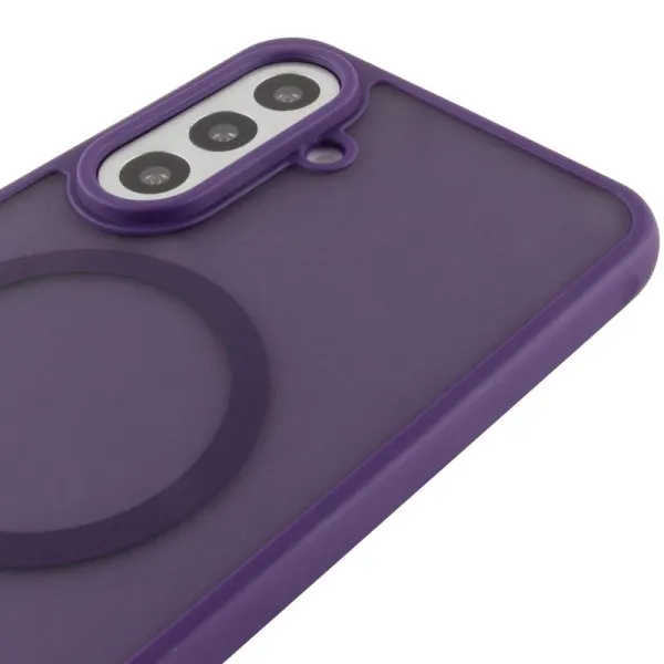 Чехол TPU Bloom with Magnetic Fit для Samsung Galaxy A36 5G / A56 5G — Фиолетовый — фото 4 Чехол TPU Bloom with Magnetic Fit для Samsung Galaxy A36 5G / A56 5G — Фиолетовый — фото 4