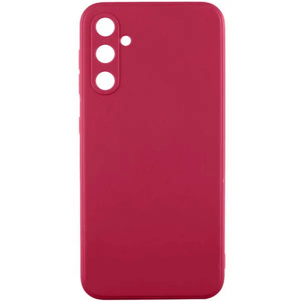 Силиконовый чехол Candy Full Camera для Samsung Galaxy A36 5G — Бордовый