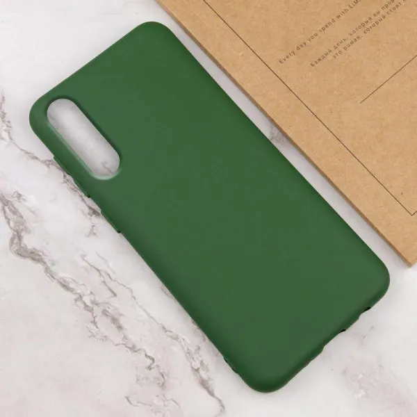 Чехол TPU GETMAN Liquid Silk для Samsung Galaxy A50 (A505F) / A50s / A30s — Зеленый — фото 3