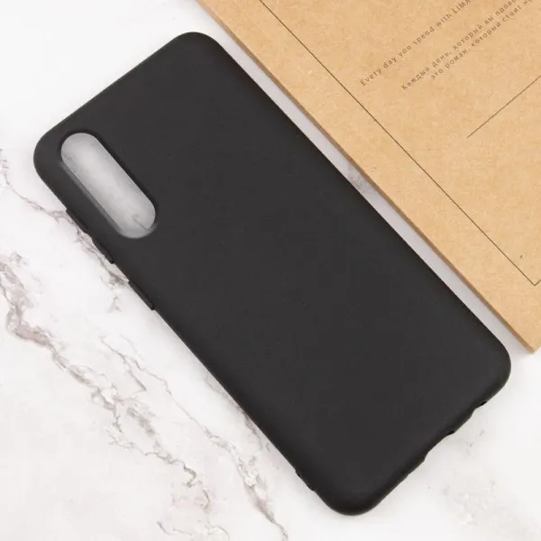 Чехол TPU GETMAN Liquid Silk для Samsung Galaxy A50 (A505F) / A50s / A30s — Черный — фото 3