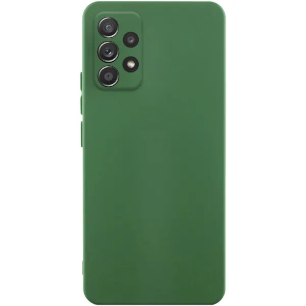Чехол TPU GETMAN Liquid Silk Full Camera для Samsung Galaxy A52 4G / A52 5G / A52s — Зеленый — фото 1