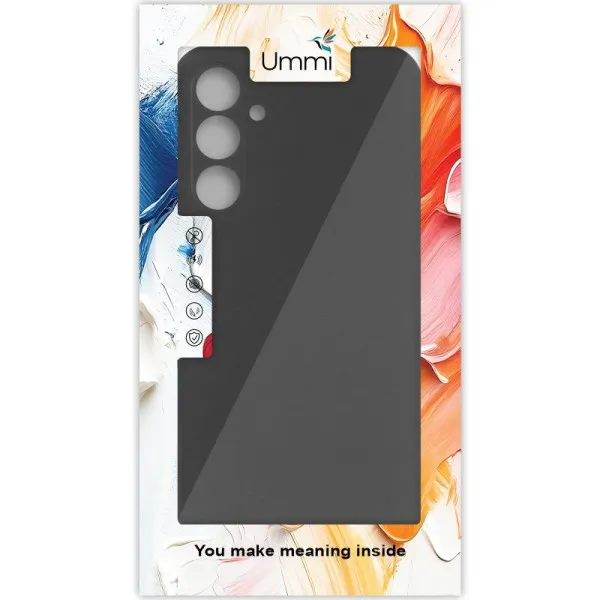 Чехол Silicone Cover Ummi Lakshmi Full Camera (AA) для Samsung Galaxy A56 5G — Черный — фото 3