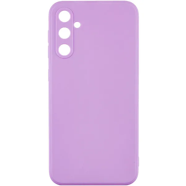 Силиконовый чехол Candy Full Camera для Samsung Galaxy A56 5G — Сиреневый