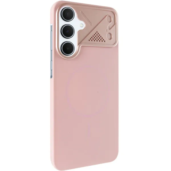 Чехол PC Synq with Magnetic Fit для Samsung Galaxy A57 5G — Розовый — фото 1 Чехол PC Synq with Magnetic Fit для Samsung Galaxy A57 5G — Розовый — фото 1