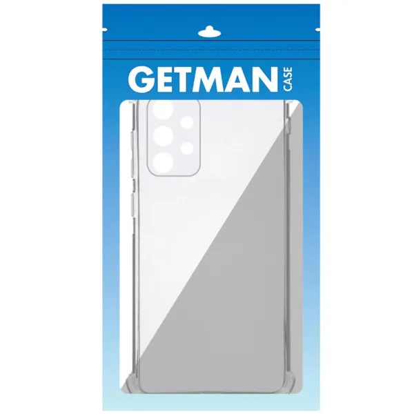 TPU чехол GETMAN Ease logo усиленные углы Full Camera для Samsung Galaxy A72 4G / A72 5G — Прозрачный — фото 2 TPU чехол GETMAN Ease logo усиленные углы Full Camera для Samsung Galaxy A72 4G / A72 5G — Прозрачный — фото 2