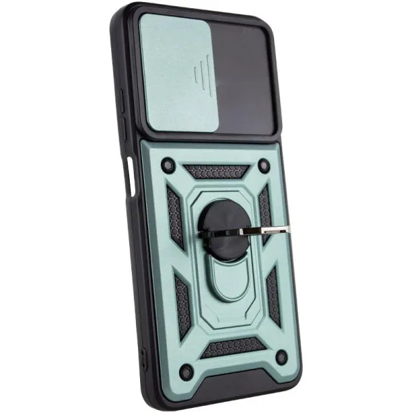 Чехол Ummi Camshield Serge Ring для Samsung Galaxy M14 5G — Зеленый — фото 3
