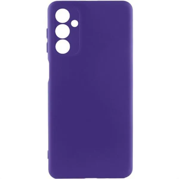 Чехол TPU GETMAN Liquid Silk Full Camera для Samsung Galaxy M23 5G — Фиолетовый Чехол TPU GETMAN Liquid Silk Full Camera для Samsung Galaxy M23 5G — Фиолетовый