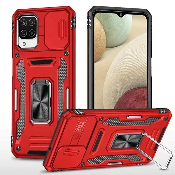 Ударопрочный чехол Camshield Army Ring для Samsung Galaxy M53 5G — Красный Ударопрочный чехол Camshield Army Ring для Samsung Galaxy M53 5G — Красный