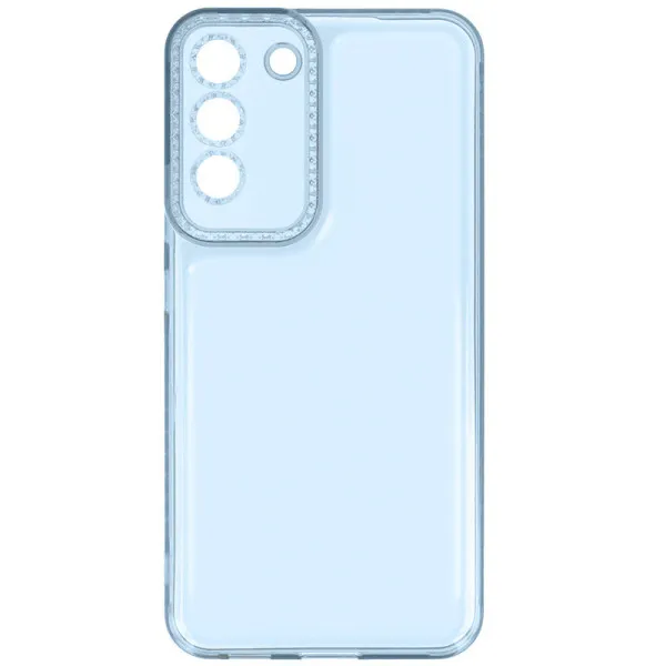 Чехол TPU Starfall Clear для Samsung Galaxy S22+ — Голубой — фото 1 Чехол TPU Starfall Clear для Samsung Galaxy S22+ — Голубой — фото 1