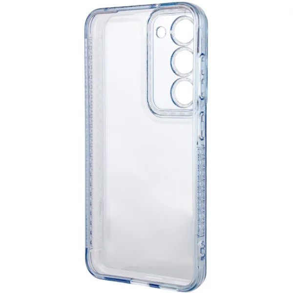 Чехол TPU Starfall Clear для Samsung Galaxy S22+ — Голубой — фото 3 Чехол TPU Starfall Clear для Samsung Galaxy S22+ — Голубой — фото 3
