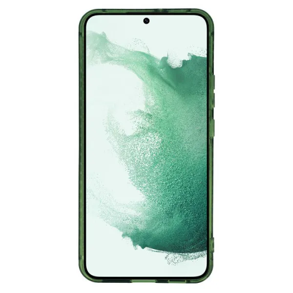 Чехол TPU Starfall Clear для Samsung Galaxy S22+ — Зеленый — фото 5 Чехол TPU Starfall Clear для Samsung Galaxy S22+ — Зеленый — фото 5