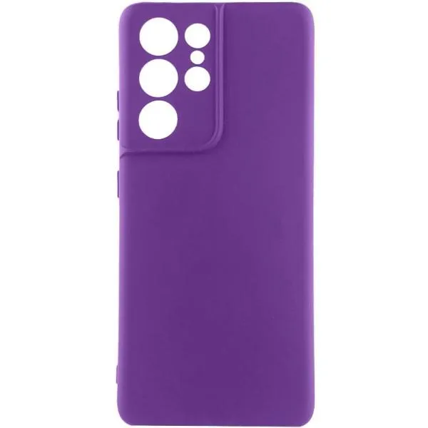 Чехол TPU GETMAN Liquid Silk Full Camera для Samsung Galaxy S22 Ultra — Фиолетовый — фото 1 Чехол TPU GETMAN Liquid Silk Full Camera для Samsung Galaxy S22 Ultra — Фиолетовый — фото 1