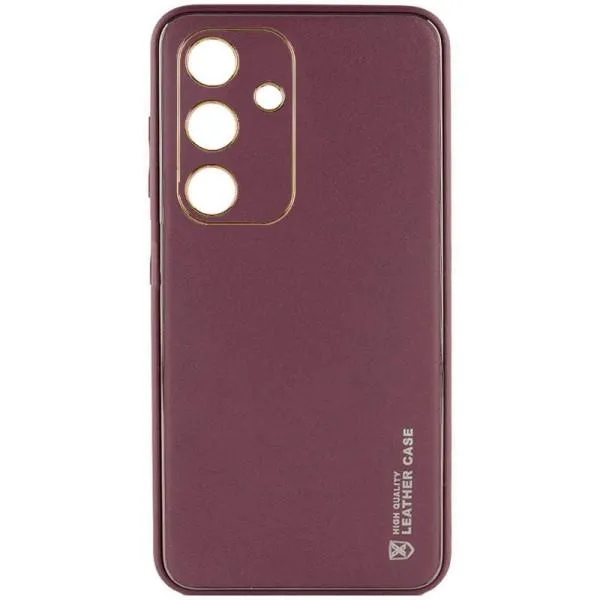 Кожаный чехол Xshield для Samsung Galaxy S23 FE — Бордовый — фото 2 Кожаный чехол Xshield для Samsung Galaxy S23 FE — Бордовый — фото 2